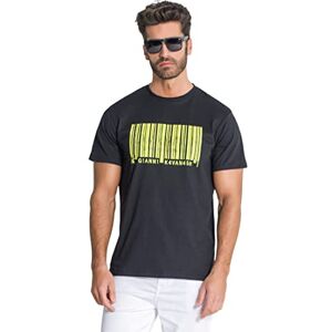 Gianni Kavanagh Black Signs Puff tee T-Shirt för män, Svart, XS Gianni Kavanagh Black Signs Puff tee T-Shirt för män, Svart, XS