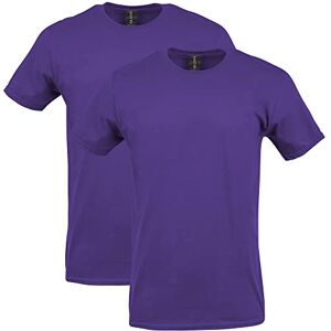 Gildan 64000 – Softstyle kortärmad t-shirt för män, Lila (2-pack), M Gildan 64000 – Softstyle kortärmad t-shirt för män, Lila (2-pack), M