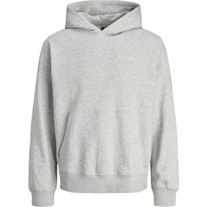 JACK & JONES Jcointerlude Tonal Back Print Sweat Hood, Ljusgrå melange, M JACK & JONES Jcointerlude Tonal Back Print Sweat Hood, Ljusgrå melange, M