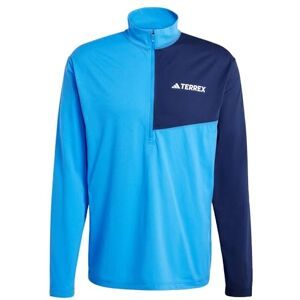adidas Mezczyzni Terrex Multi CLIMACOOL Half Zip Long Sleeve, ray blue, XL adidas Mezczyzni Terrex Multi CLIMACOOL Half Zip Long Sleeve, ray blue, XL