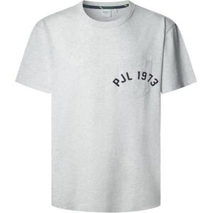 Pepe Jeans herr Maverick ficka T-Shirt, grå (ljusgrå märgel), XS, Grå (Ljusgrå Marl), XS Pepe Jeans herr Maverick ficka T-Shirt, grå (ljusgrå märgel), XS, Grå (Ljusgrå Marl), XS