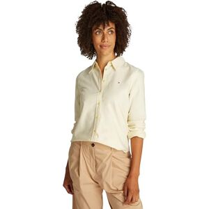 Tommy Hilfiger OXFORD AVSLAPPAD FIT SKJORTA WW0WW46111, gul, 38, Gul (citronskal), 64 SE Tommy Hilfiger OXFORD AVSLAPPAD FIT SKJORTA WW0WW46111, gul, 38, Gul (citronskal), 64 SE