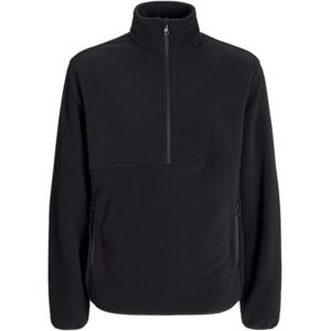 JJ REBEL JREBFLEECE Herrjacka, halvlång dragkedja, svart, XL, svart, XL JJ REBEL JREBFLEECE Herrjacka, halvlång dragkedja, svart, XL, svart, XL