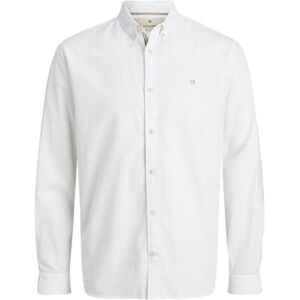 JACK & JONES Jprblusummer Button Down L/S skjorta, Ljus vit, S JACK & JONES Jprblusummer Button Down L/S skjorta, Ljus vit, S