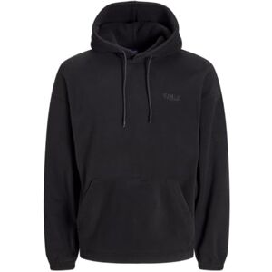 JACK & JONES JACK&JONES JORVESTERBRO Sweat Fleece Hood, Svart/tryck: med baksida tryck, S JACK & JONES JACK&JONES JORVESTERBRO Sweat Fleece Hood, Svart/tryck: med baksida tryck, S