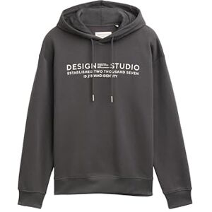 TOM TAILOR Denim herr sweatshirt, 35804 – Ash Grey, S TOM TAILOR Denim herr sweatshirt, 35804 – Ash Grey, S