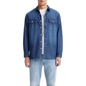 Levi's Jackson Worker skjorta för män, Sterling Dark Wash, S Levi's Jackson Worker skjorta för män, Sterling Dark Wash, S
