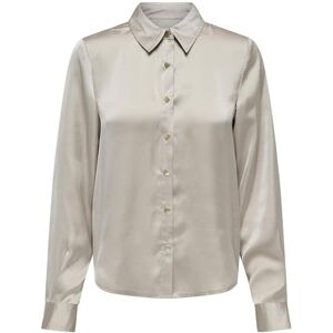 ONLY Onlzora Ls satinskjorta WVN, String, M ONLY Onlzora Ls satinskjorta WVN, String, M