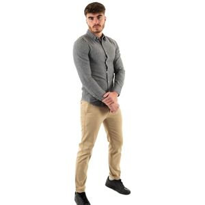 Levi's Långärmad herrskjorta Housemark Slim skjorta, Svart agat, XL Levi's Långärmad herrskjorta Housemark Slim skjorta, Svart agat, XL