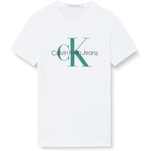 Calvin jeans kortärmad t-shirt med rund hals, Kritvit, XXS Calvin jeans kortärmad t-shirt med rund hals, Kritvit, XXS