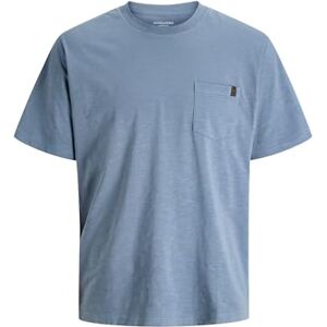 JACK & JONES Jjedover Slub Tee Ss Noos, Blå Mirage, L JACK & JONES Jjedover Slub Tee Ss Noos, Blå Mirage, L