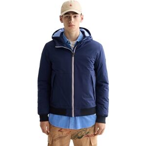 Scotch & Soda Softshell vadderad jacka med huva för män, Peacoat 401, M Scotch & Soda Softshell vadderad jacka med huva för män, Peacoat 401, M