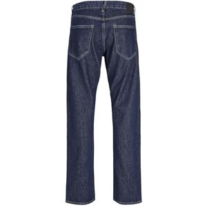 JACK & JONES Regular fit jeans avslappnad passform, Mörkblå denim, 31W / 32L JACK & JONES Regular fit jeans avslappnad passform, Mörkblå denim, 31W / 32L