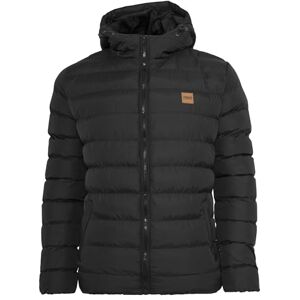 Urban Classics Herrjacka, Basic Bubble Jacket, vinterjacka för män med huva, finns i många färger, storlekar XS – 5XL, blkblkblk, M Urban Classics Herrjacka, Basic Bubble Jacket, vinterjacka för män med huva, finns i många färger, storlekar XS – 5XL, blkblkblk, M