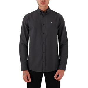 Tommy Jeans herr TJM REG Oxford skjorta EXT DM0DM21298, svart, M, svart (svart), M Tommy Jeans herr TJM REG Oxford skjorta EXT DM0DM21298, svart, M, svart (svart), M