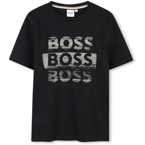 Boss Kortärmad t-shirt för pojkar, Svart, 12 år Boss Kortärmad t-shirt för pojkar, Svart, 12 år