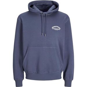 JACK & JONES Jorfrederiksberg Margate Sweat Hood Bf huvtröja, Nattskugga blå/detalj: skanna, M JACK & JONES Jorfrederiksberg Margate Sweat Hood Bf huvtröja, Nattskugga blå/detalj: skanna, M