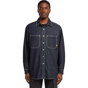 G-STAR RAW 8719965012981 mäns avslappnad 2-pack skjorta Ls, blå (Rinsed D27087-d306-082), XL, Blå (sköljd D27087-d306-082), XL G-STAR RAW 8719965012981 mäns avslappnad 2-pack skjorta Ls, blå (Rinsed D27087-d306-082), XL, Blå (sköljd D27087-d306-082), XL