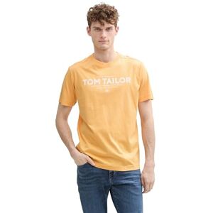 TOM TAILOR 1046875 T-shirt herr, 37103 – persika orange, L TOM TAILOR 1046875 T-shirt herr, 37103 – persika orange, L