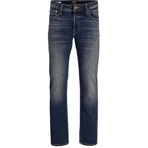 JACK & JONES Smala jeans för män, Blå denim, 29W x 32L JACK & JONES Smala jeans för män, Blå denim, 29W x 32L