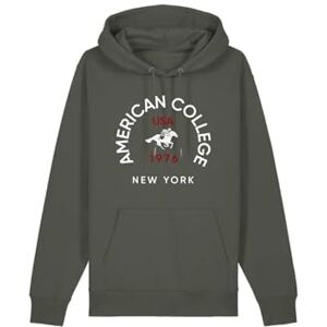 AMERICAN COLLEGE USA Khaki sweatshirt herr storlek XL Decontract, Färg: grön, XL AMERICAN COLLEGE USA Khaki sweatshirt herr storlek XL Decontract, Färg: grön, XL