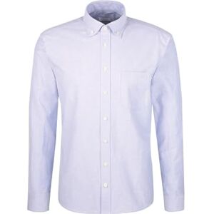 Seidensticker Silkesdekal 146712, normal passform, långärmad avslappnad skjorta, 42, blå, 42 Seidensticker Silkesdekal 146712, normal passform, långärmad avslappnad skjorta, 42, blå, 42