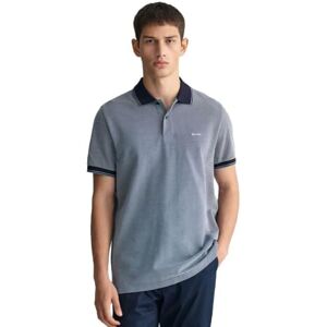 GANT Pikétröja för män, Dusty Navy, XL GANT Pikétröja för män, Dusty Navy, XL