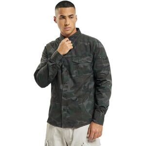 Brandit Slim Shirt herr skjorta 4005, Skog, M Brandit Slim Shirt herr skjorta 4005, Skog, M