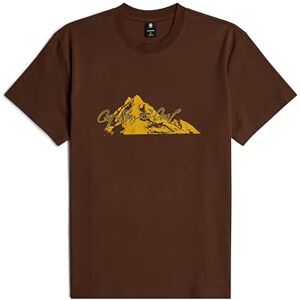 G-STAR RAW mäns Summit Gr Regular Tee T-shirt, Brun (Dk Plommon D25158-c812-8168), XXL, Brun (Dk Plommon D25158-c812-8168), XXL G-STAR RAW mäns Summit Gr Regular Tee T-shirt, Brun (Dk Plommon D25158-c812-8168), XXL, Brun (Dk Plommon D25158-c812-8168), XXL