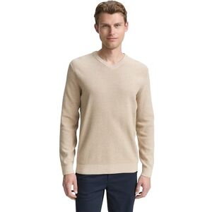 TOM TAILOR herrtröja, 38774 – Beige offwhite Twotone, L TOM TAILOR herrtröja, 38774 – Beige offwhite Twotone, L