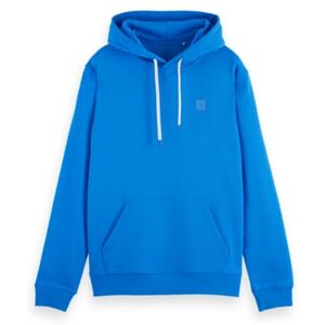 Scotch & Soda Herr säsongsbetonade märke logotyp huvtröja sweatshirt med huva, League Blue 410, M Scotch & Soda Herr säsongsbetonade märke logotyp huvtröja sweatshirt med huva, League Blue 410, M