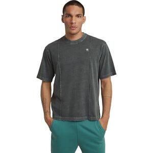 G-STAR RAW Herr Overdyed Destroyed Boxy R T T-shirt, Grå (Gs Grey Gd D24631-c756-c496), M G-STAR RAW Herr Overdyed Destroyed Boxy R T T-shirt, Grå (Gs Grey Gd D24631-c756-c496), M