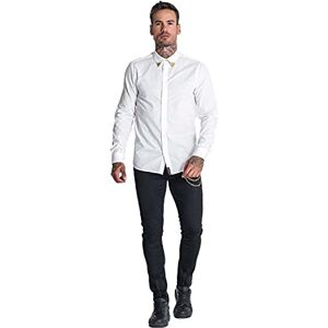 Gianni Kavanagh Herr vit Power skjorta, Vit, XS Gianni Kavanagh Herr vit Power skjorta, Vit, XS