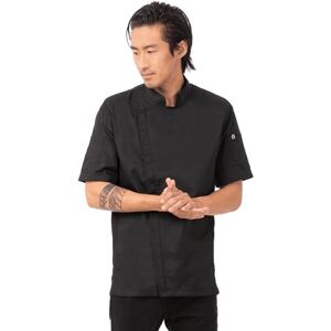Chef Works Herr Bcsz009BLK2XL kockjacka, svart, XXL UK Chef Works Herr Bcsz009BLK2XL kockjacka, svart, XXL UK