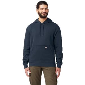 Dickies mäns medelvikt pullover fleece huvtröja vanlig tröja med huva, Mörk marinblå, XL Dickies mäns medelvikt pullover fleece huvtröja vanlig tröja med huva, Mörk marinblå, XL