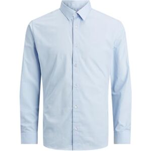 JACK & JONES Jjjoe skjorta Ls Plain klassisk skjorta, Kashmirblå, S JACK & JONES Jjjoe skjorta Ls Plain klassisk skjorta, Kashmirblå, S