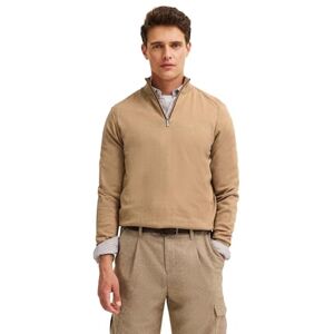 bugatti herrtröja troyer ståkrage kashmirandel normal passform, 40-beige, L bugatti herrtröja troyer ståkrage kashmirandel normal passform, 40-beige, L