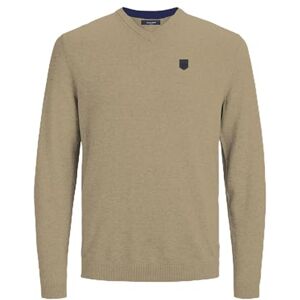 JACK & JONES Jprbluronaldo stickad V-hals Prau25, Lark, XS JACK & JONES Jprbluronaldo stickad V-hals Prau25, Lark, XS