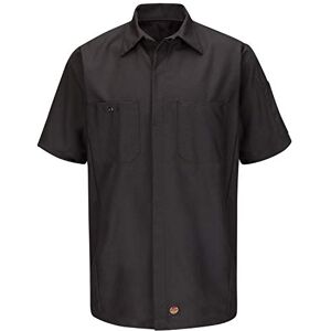 Red Kap Herr kortärmad solid crew skjorta Button-Down skjorta, antracit, XXL Red Kap Herr kortärmad solid crew skjorta Button-Down skjorta, antracit, XXL