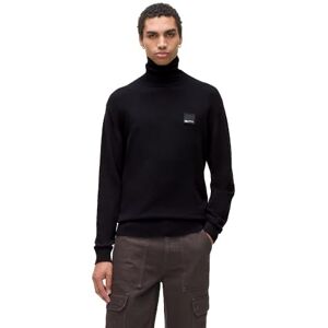 KARL LAGERFELD JEANS , Herr, Vanlig RollNeck Tröja, Regular Fit, Svart, M KARL LAGERFELD JEANS , Herr, Vanlig RollNeck Tröja, Regular Fit, Svart, M