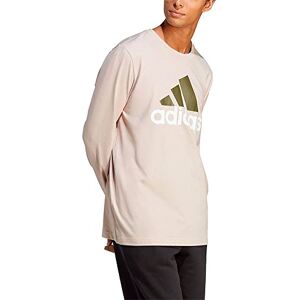adidas För Män Essentials Long Sleeve Tee, Wonder Taupe, XS adidas För Män Essentials Long Sleeve Tee, Wonder Taupe, XS