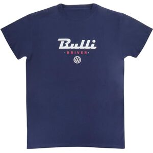 BRISA VW Collection Volkswagen Combi Bus T1 Camper Van trendig T-shirt med klassisk passform, kortärmad skjorta för herr och dam med retromönster, Bulli Driver/blå, L BRISA VW Collection Volkswagen Combi Bus T1 Camper Van trendig T-shirt med klassisk passform, kortärmad skjorta för herr och dam med retromönster, Bulli Driver/blå, L