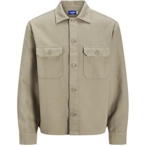 JACK & JONES Jorboston Structure Overshirt Ls, Silversalvia, M JACK & JONES Jorboston Structure Overshirt Ls, Silversalvia, M
