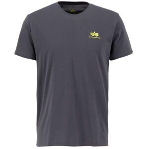 Alpha Industries T-tröja med ryggtryck för män Vintage Grey Alpha Industries T-tröja med ryggtryck för män Vintage Grey