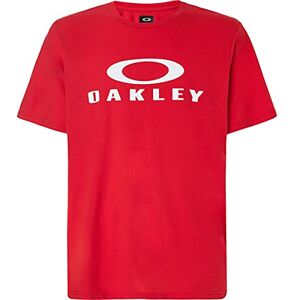 Oakley O Bark T-shirt för män, Röd Linje, XS Oakley O Bark T-shirt för män, Röd Linje, XS