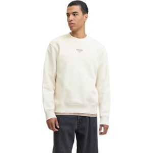 JACK & JONES Jjeurban Edge Studio Sweat Crew Noos, Antik vit, XXL JACK & JONES Jjeurban Edge Studio Sweat Crew Noos, Antik vit, XXL