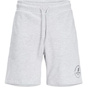 JACK & JONES JACK&JONES PLUS Jpstswift sweat shorts Sn Noos Pls, Vit melange, 46 SE JACK & JONES JACK&JONES PLUS Jpstswift sweat shorts Sn Noos Pls, Vit melange, 46 SE
