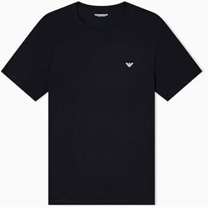 Giorgio Armani Man's Endurance 2-pack t-shirt med rund hals svart M normal passform, Svart, M Giorgio Armani Man's Endurance 2-pack t-shirt med rund hals svart M normal passform, Svart, M