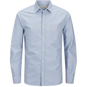 R.d.d. royal denim division Rddlesner Oxford solid skjorta L/S Noos, Ljusblå melerad, M R.d.d. royal denim division Rddlesner Oxford solid skjorta L/S Noos, Ljusblå melerad, M