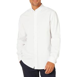 Amazon Essentials Herr normal passform långärmad solid Oxford-skjorta, vit, X-Large Amazon Essentials Herr normal passform långärmad solid Oxford-skjorta, vit, X-Large
